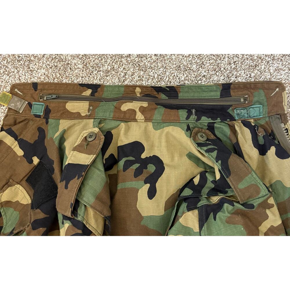 Vintage US Army M-65 Woodland Camo Field Jacket Original 1988 Liner Med Reg - Picture 8 of 16